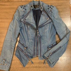 Studded Denim Jacket /Blazer